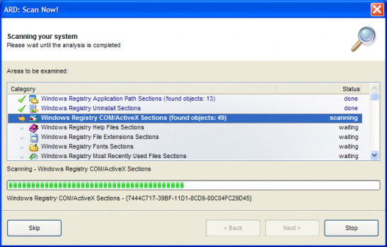 Advanced Registry Doctor Pro registry cleaners screenshot